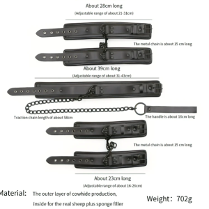 Mbn0239 come closer cuff & collar set 2